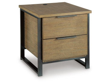 Montia End Table - Light Brown