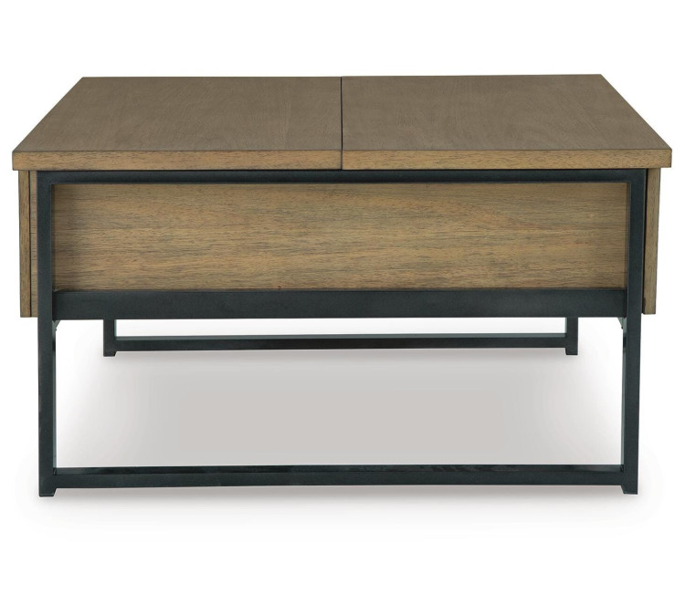 Montia Lift-Top Coffee Table - Light Brown