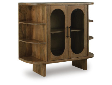 Niall Accent Cabinet - Light Brown