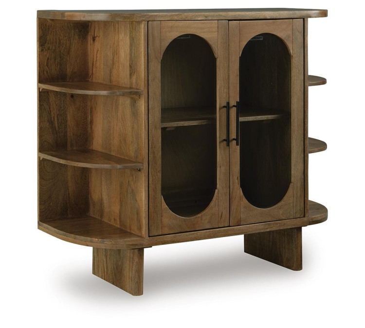 Niall Accent Cabinet - Light Brown