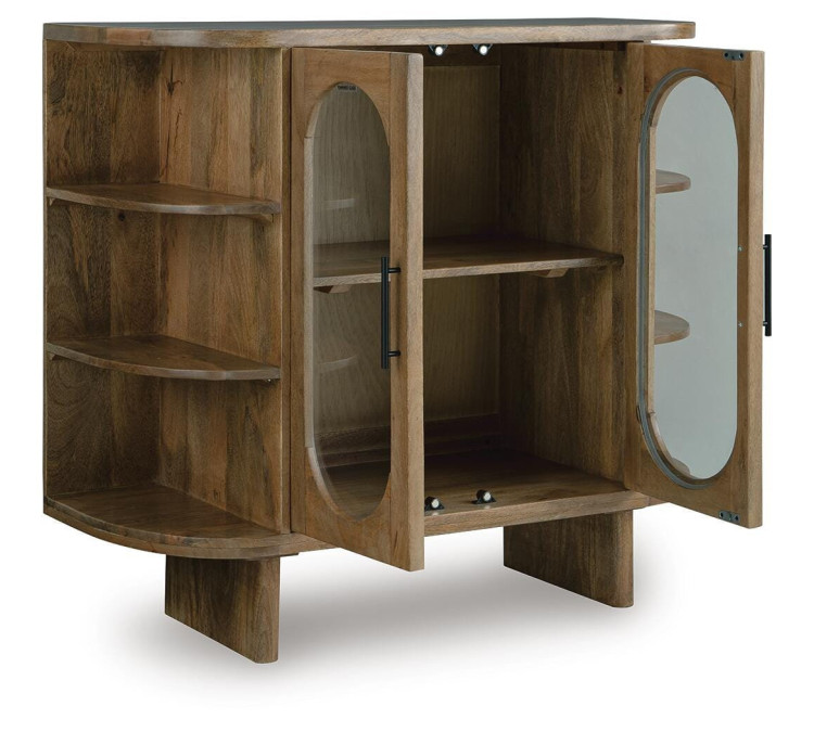 Niall Accent Cabinet - Light Brown