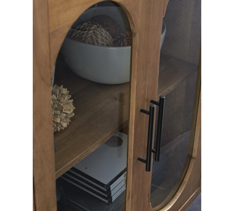 Niall Accent Cabinet - Light Brown
