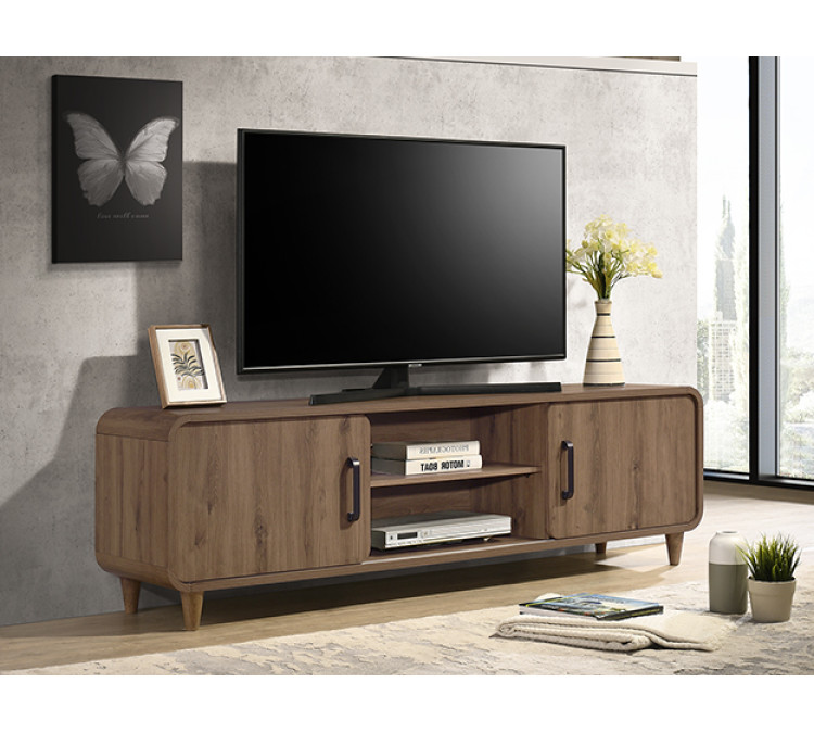 NYOMI TV STAND - Light Brown