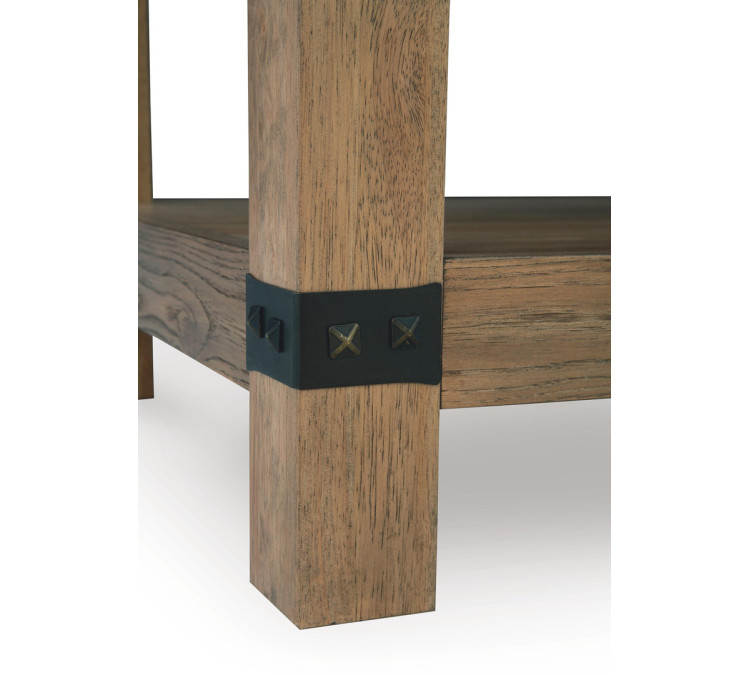 Ridgester End Table - Light Brown