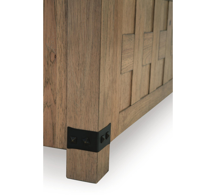 Ridgester Lift-Top Coffee Table - Light Brown
