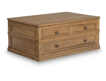 Sharlance Lift-Top Coffee Table - Light Brown