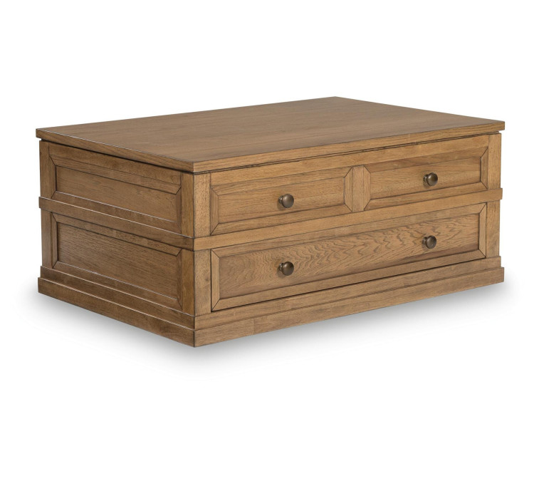 Sharlance Lift-Top Coffee Table - Light Brown