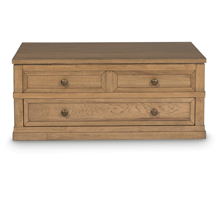 Sharlance Lift-Top Coffee Table - Light Brown