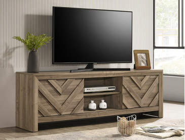 VALOR TV STAND - Light Brown