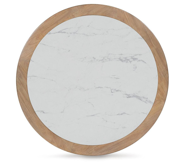 Camdill Coffee Table - Light Brown/White