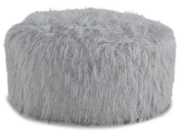 Galice Oversized Accent Ottoman - Light Gray