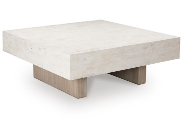 Jorlaina Coffee Table - Light Grayish Brown