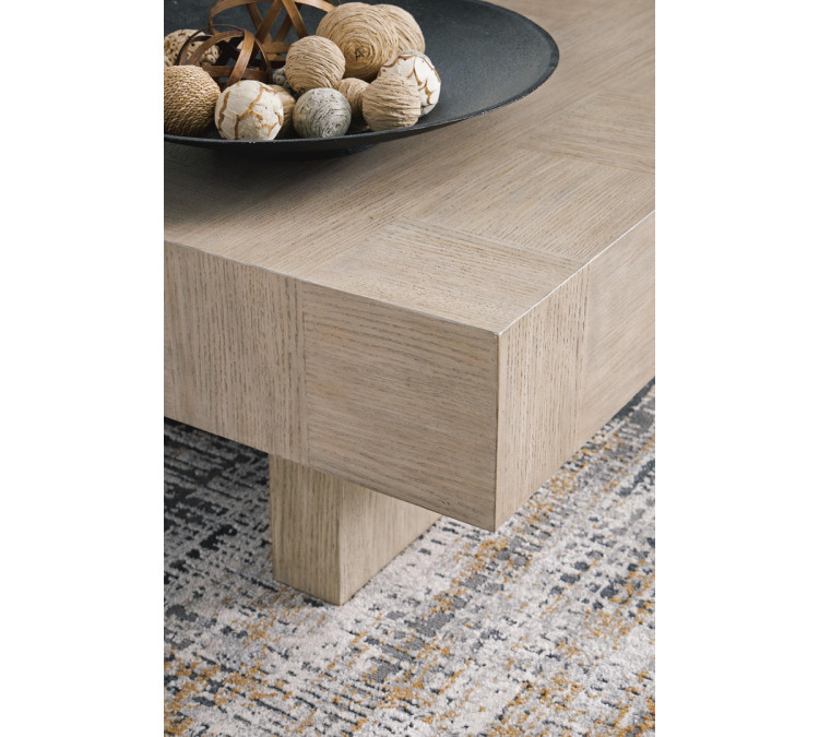 Jorlaina Coffee Table - Light Grayish Brown