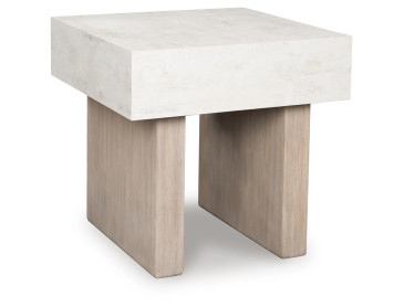 Jorlaina End Table - Light Grayish Brown