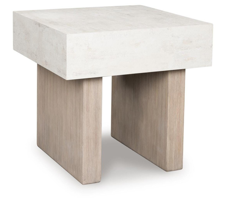Jorlaina End Table - Light Grayish Brown
