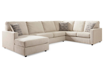Edenfield 3-Piece Sectional with Chaise - Linen
