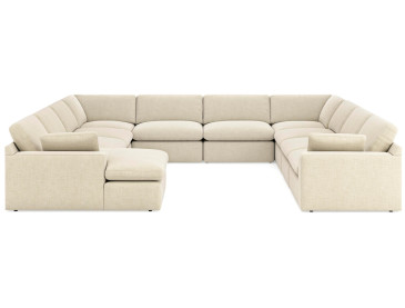 Elyza 10-Piece Sectional - Linen