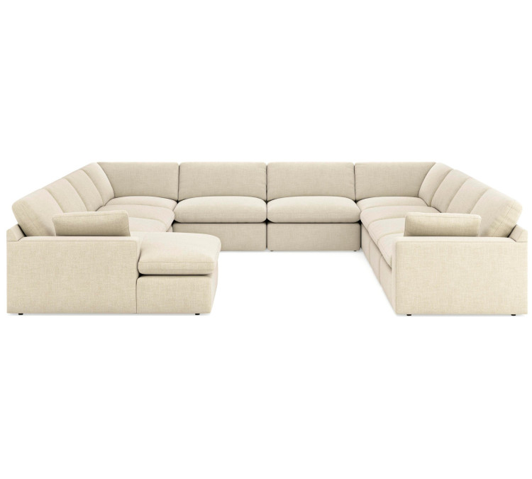 Elyza 10-Piece Sectional - Linen