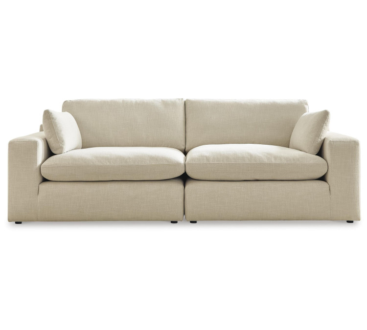 Elyza 2-Piece Sectional Loveseat - Linen