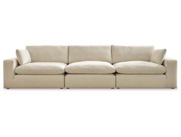 Elyza 3-Piece Sectional Sofa - Linen