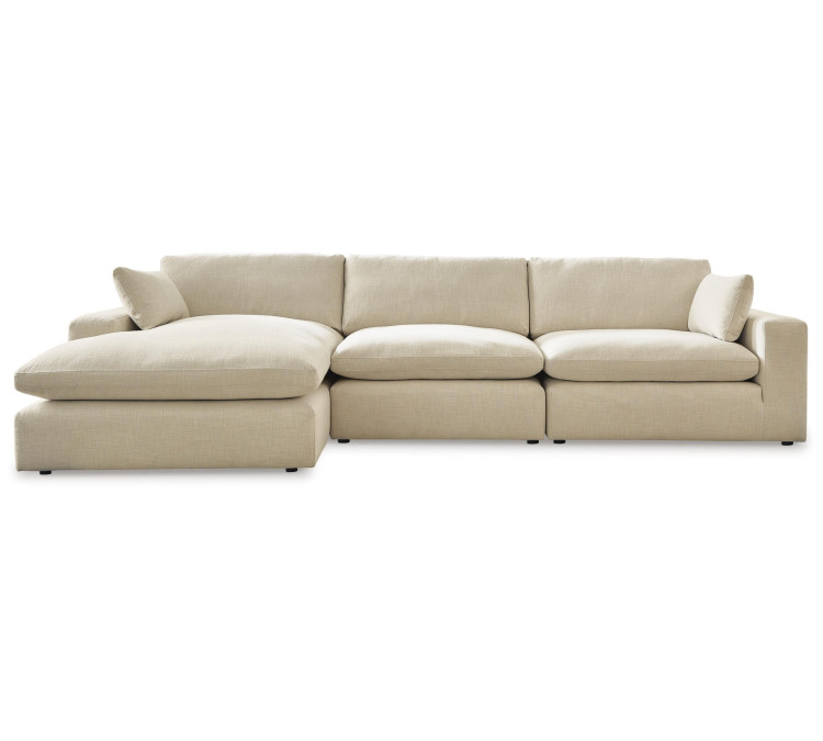 Elyza 3-Piece Sectional with Chaise - Linen