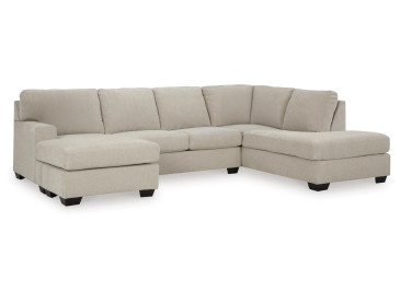 Riverfield 2-Piece Sectional with Chaise - Linen