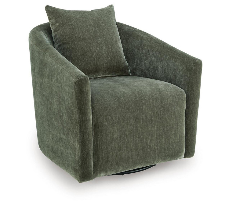 Leastow Swivel Accent Chair - Loden