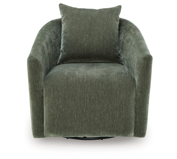 Leastow Swivel Accent Chair - Loden