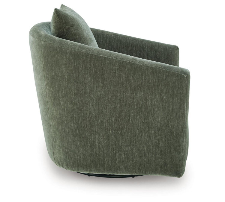 Leastow Swivel Accent Chair - Loden