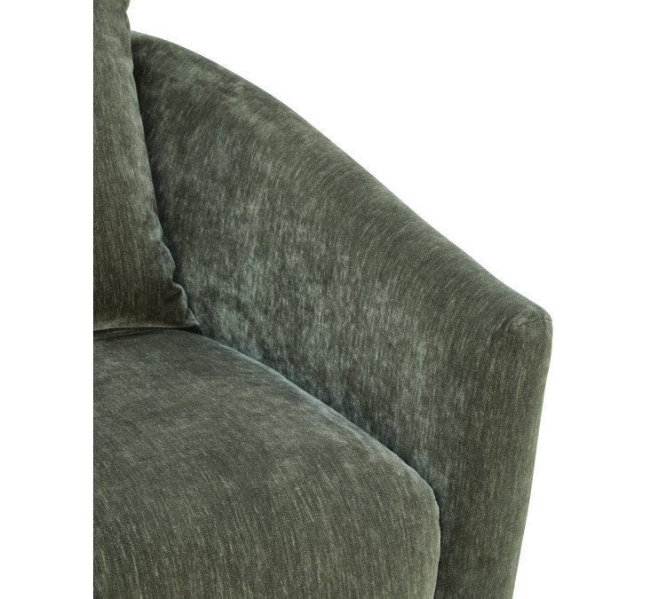Leastow Swivel Accent Chair - Loden