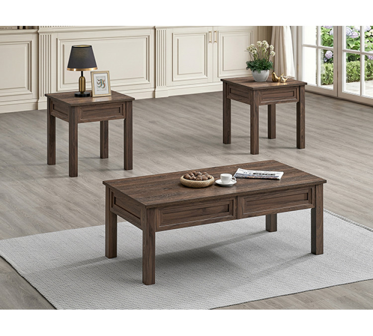 LORRAINE 3-PC COCKTAIL SET - Brown