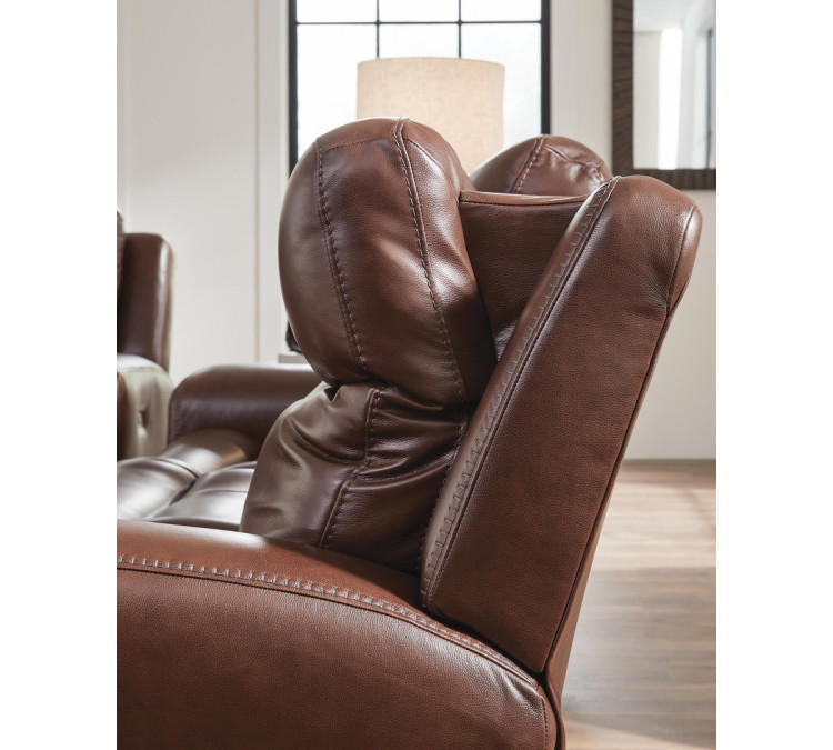 Momentum Moves Sofa and Loveseat - Mahogany