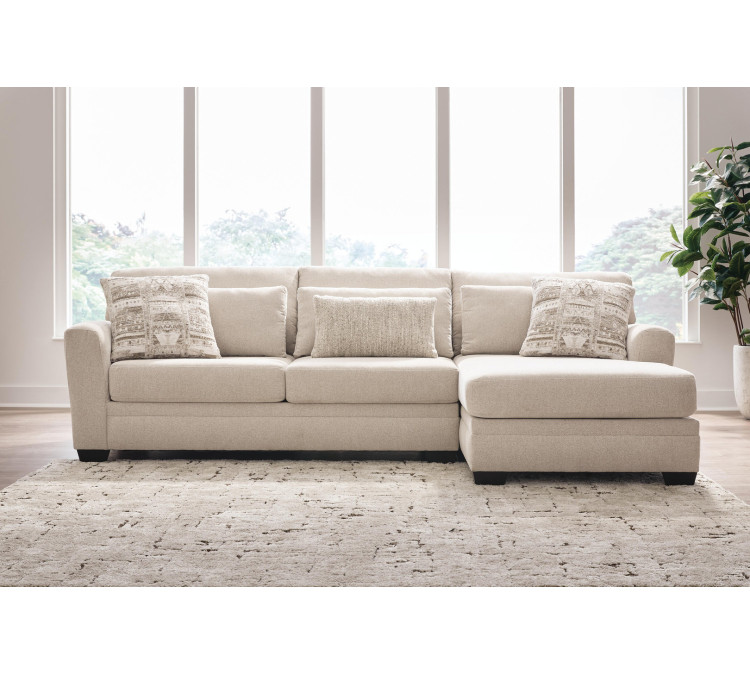 Mandi Point 2-Piece Sectional Sofa Chaise - Marble