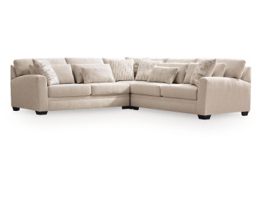 Mandi Point 3-Piece Sectional - Marble