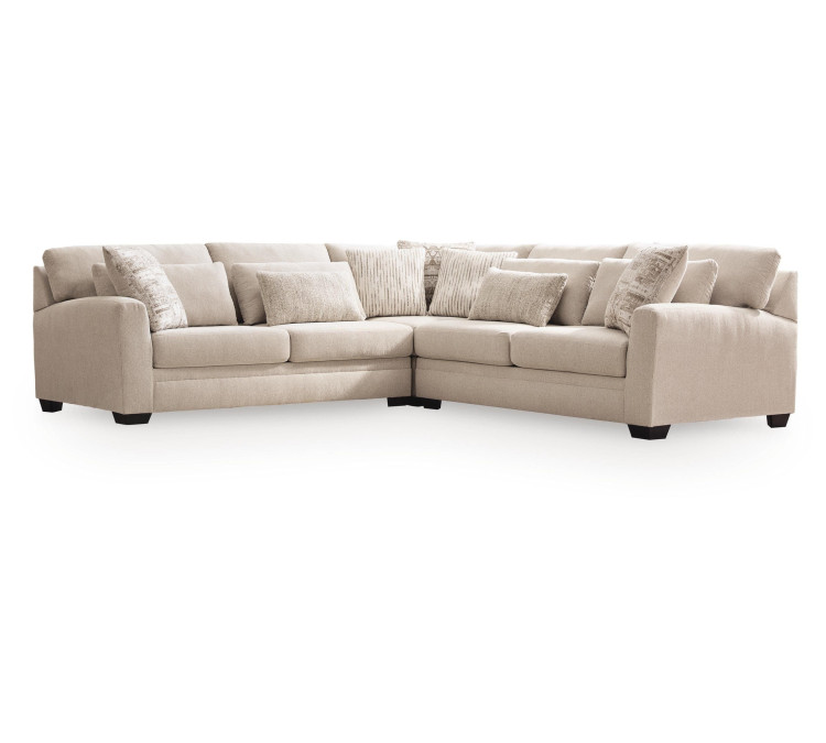 Mandi Point 3-Piece Sectional - Marble