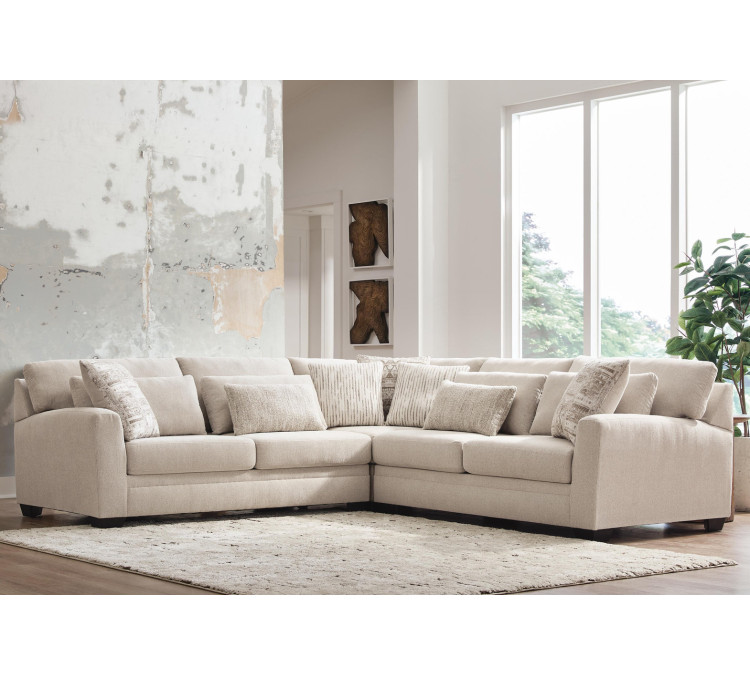 Mandi Point 3-Piece Sectional - Marble