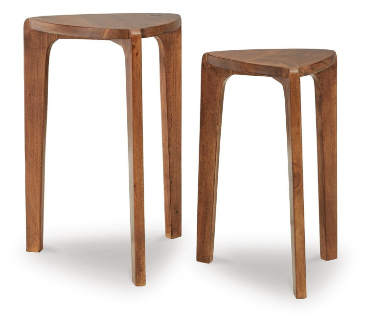Brynnleigh Accent Table (Set of 2) - Medium Brown
