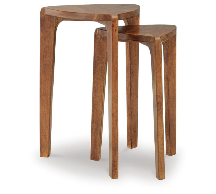 Brynnleigh Accent Table (Set of 2) - Medium Brown