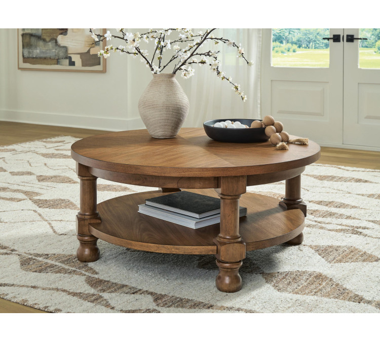 Chadworth Coffee Table - Medium Brown
