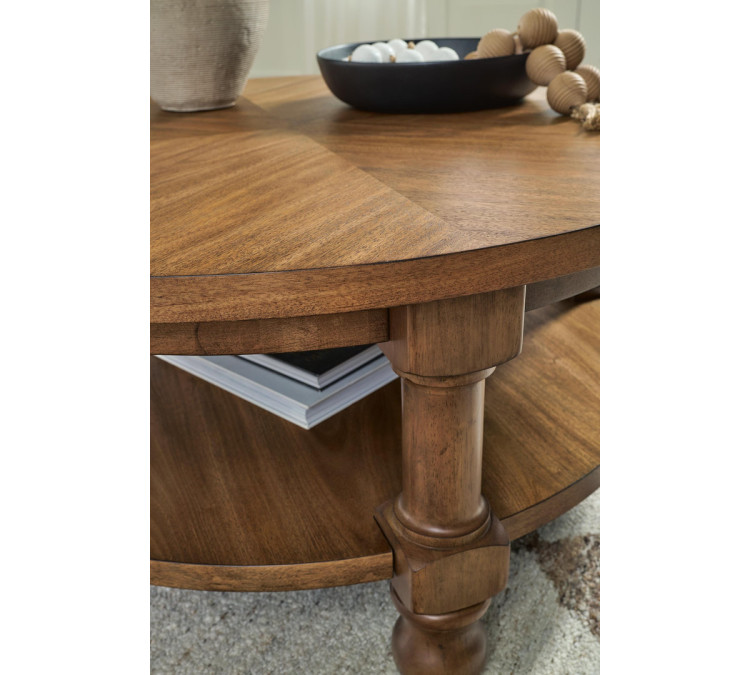 Chadworth Coffee Table - Medium Brown
