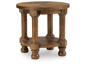 Chadworth End Table - Medium Brown
