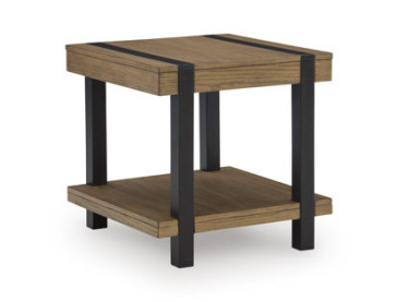 Jorannti End Table - Medium Brown