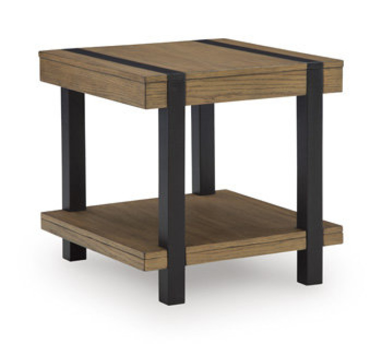 Jorannti End Table - Medium Brown