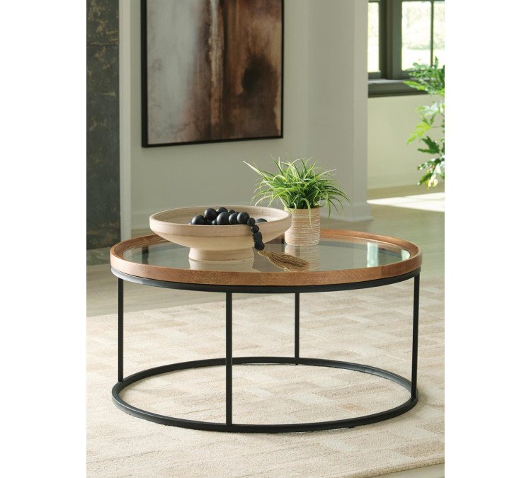 Noraluna Coffee Table - Medium Brown