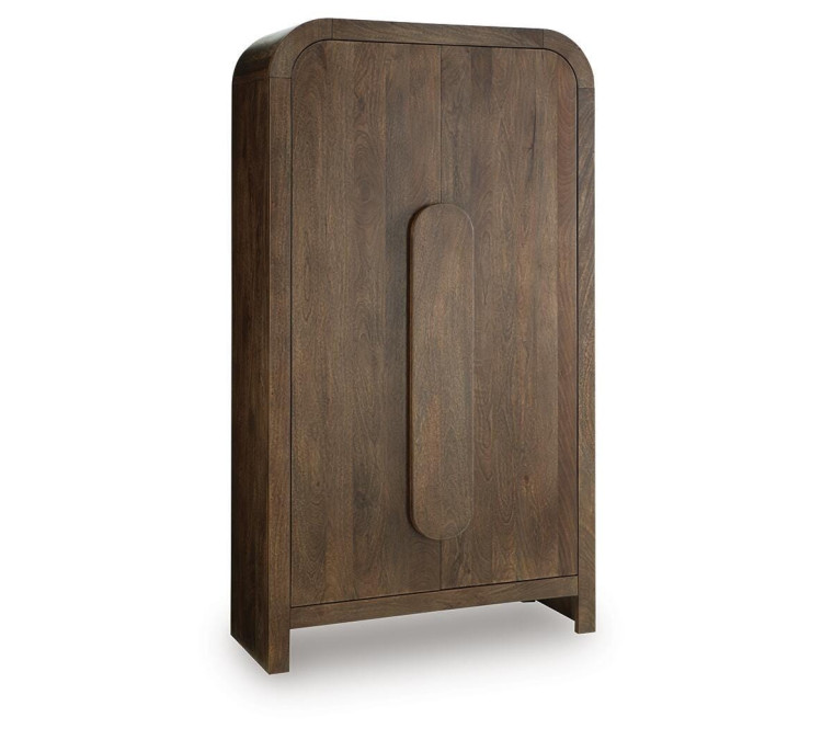 Thoren Accent Cabinet - Medium Brown