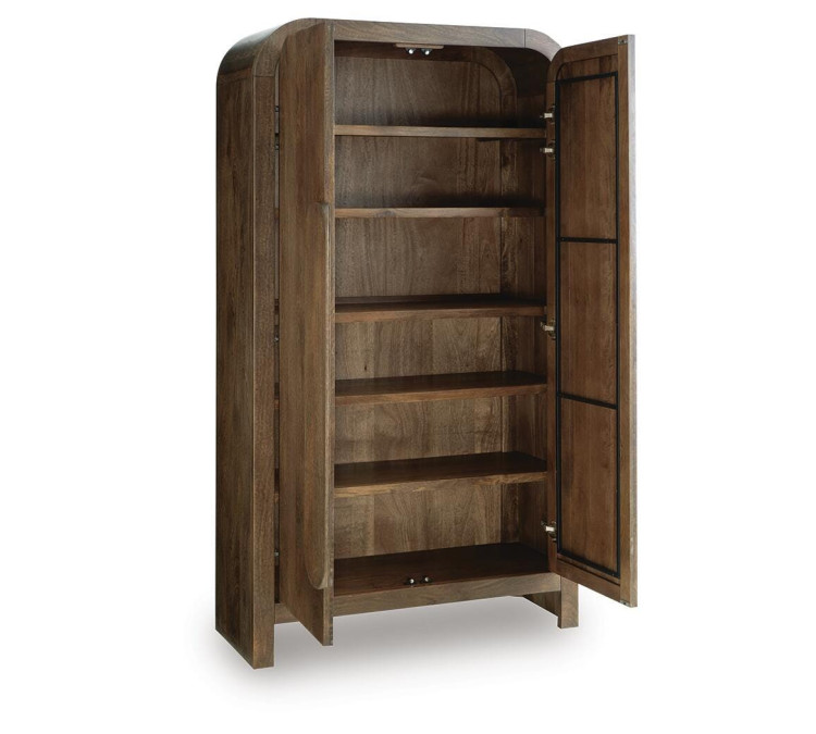 Thoren Accent Cabinet - Medium Brown