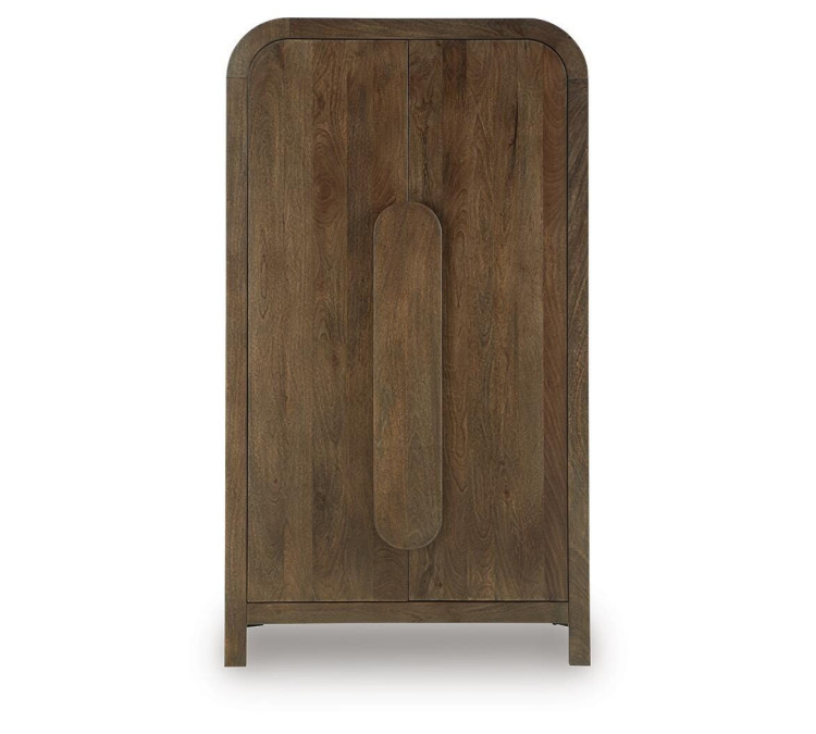 Thoren Accent Cabinet - Medium Brown