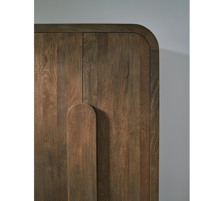 Thoren Accent Cabinet - Medium Brown