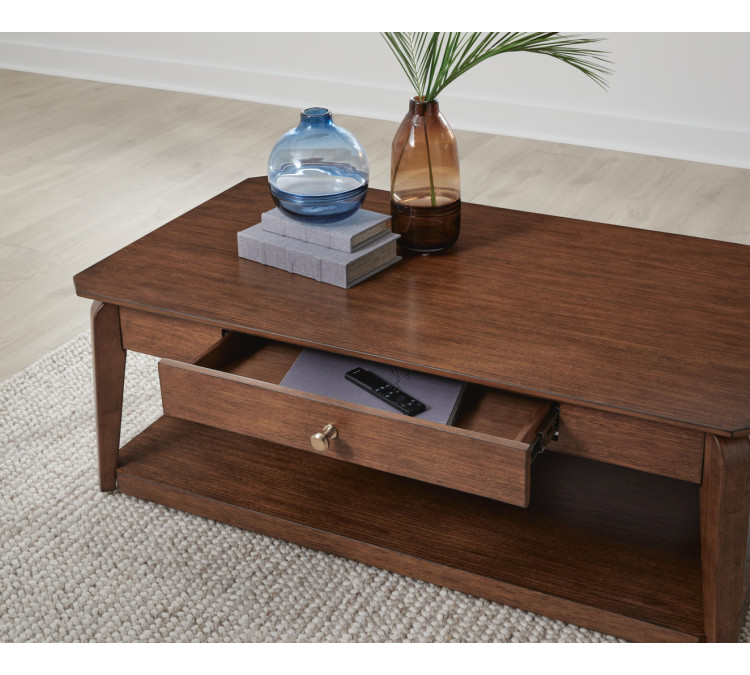 Trenmour Coffee Table - Medium Brown