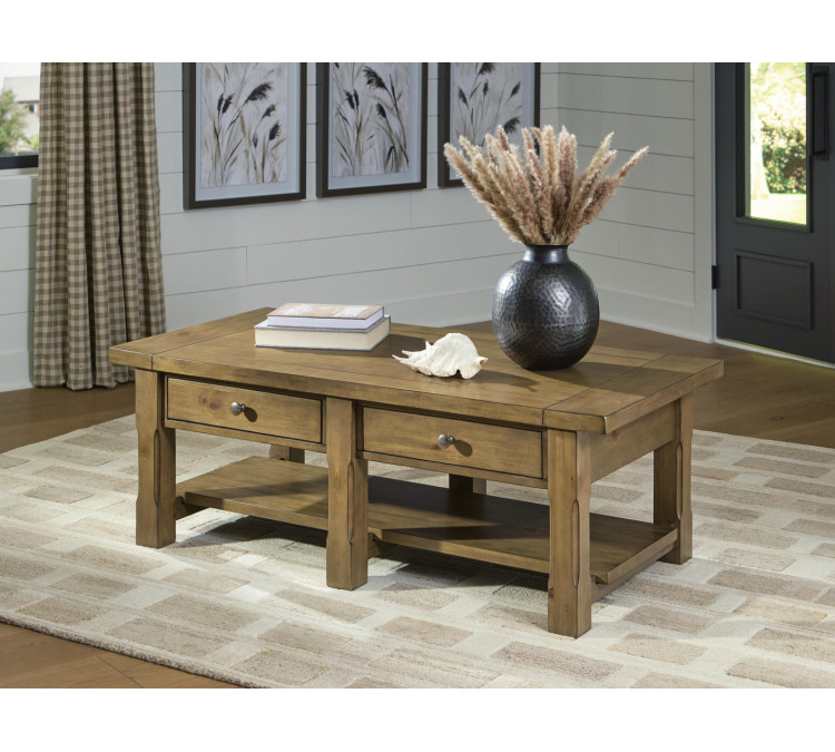 Vandenmore Coffee Table - Medium Brown